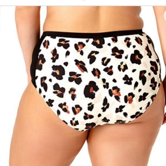 Allure By Img Animal High Waist Bikini Bottom - Picture 3 of 7